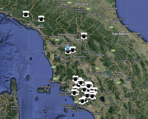 La mappa delle predazioni